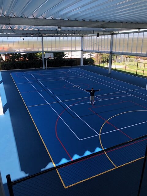 basketball court construction 8