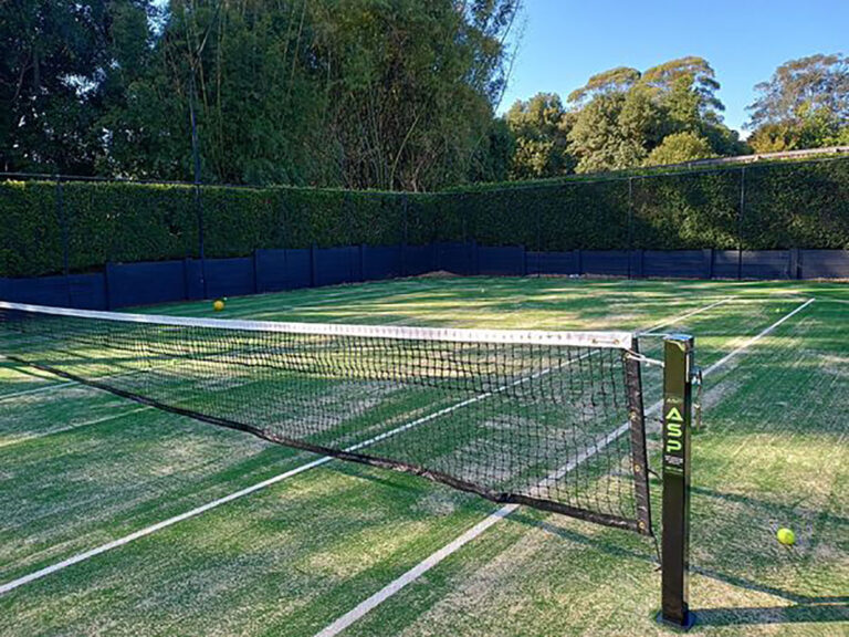 How much space do I need for my tennis court?